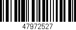 Código de barras (EAN, GTIN, SKU, ISBN): '47972527'