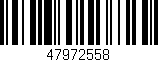 Código de barras (EAN, GTIN, SKU, ISBN): '47972558'