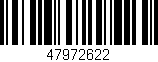Código de barras (EAN, GTIN, SKU, ISBN): '47972622'