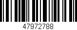 Código de barras (EAN, GTIN, SKU, ISBN): '47972788'