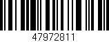 Código de barras (EAN, GTIN, SKU, ISBN): '47972811'
