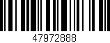 Código de barras (EAN, GTIN, SKU, ISBN): '47972888'
