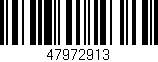 Código de barras (EAN, GTIN, SKU, ISBN): '47972913'