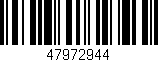 Código de barras (EAN, GTIN, SKU, ISBN): '47972944'
