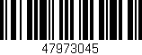 Código de barras (EAN, GTIN, SKU, ISBN): '47973045'