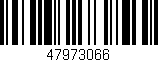 Código de barras (EAN, GTIN, SKU, ISBN): '47973066'