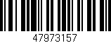 Código de barras (EAN, GTIN, SKU, ISBN): '47973157'