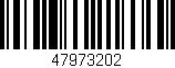 Código de barras (EAN, GTIN, SKU, ISBN): '47973202'