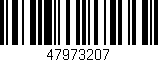 Código de barras (EAN, GTIN, SKU, ISBN): '47973207'