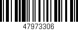 Código de barras (EAN, GTIN, SKU, ISBN): '47973306'