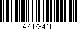 Código de barras (EAN, GTIN, SKU, ISBN): '47973416'