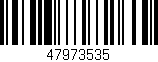 Código de barras (EAN, GTIN, SKU, ISBN): '47973535'