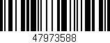 Código de barras (EAN, GTIN, SKU, ISBN): '47973588'
