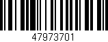 Código de barras (EAN, GTIN, SKU, ISBN): '47973701'
