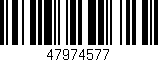 Código de barras (EAN, GTIN, SKU, ISBN): '47974577'