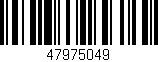 Código de barras (EAN, GTIN, SKU, ISBN): '47975049'