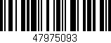 Código de barras (EAN, GTIN, SKU, ISBN): '47975093'