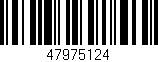 Código de barras (EAN, GTIN, SKU, ISBN): '47975124'