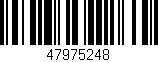 Código de barras (EAN, GTIN, SKU, ISBN): '47975248'