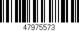 Código de barras (EAN, GTIN, SKU, ISBN): '47975573'
