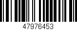 Código de barras (EAN, GTIN, SKU, ISBN): '47976453'