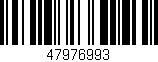 Código de barras (EAN, GTIN, SKU, ISBN): '47976993'
