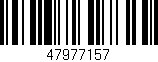 Código de barras (EAN, GTIN, SKU, ISBN): '47977157'