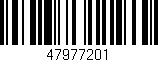 Código de barras (EAN, GTIN, SKU, ISBN): '47977201'