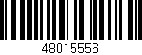 Código de barras (EAN, GTIN, SKU, ISBN): '48015556'