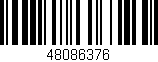Código de barras (EAN, GTIN, SKU, ISBN): '48086376'