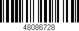 Código de barras (EAN, GTIN, SKU, ISBN): '48086728'