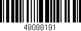 Código de barras (EAN, GTIN, SKU, ISBN): '48088191'