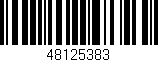 Código de barras (EAN, GTIN, SKU, ISBN): '48125383'