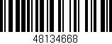Código de barras (EAN, GTIN, SKU, ISBN): '48134668'