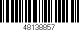 Código de barras (EAN, GTIN, SKU, ISBN): '48138857'