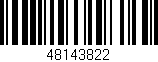 Código de barras (EAN, GTIN, SKU, ISBN): '48143822'