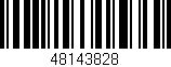 Código de barras (EAN, GTIN, SKU, ISBN): '48143828'