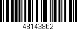 Código de barras (EAN, GTIN, SKU, ISBN): '48143862'