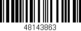 Código de barras (EAN, GTIN, SKU, ISBN): '48143863'