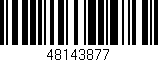 Código de barras (EAN, GTIN, SKU, ISBN): '48143877'