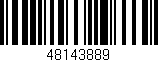 Código de barras (EAN, GTIN, SKU, ISBN): '48143889'