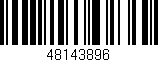 Código de barras (EAN, GTIN, SKU, ISBN): '48143896'