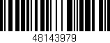 Código de barras (EAN, GTIN, SKU, ISBN): '48143979'