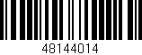 Código de barras (EAN, GTIN, SKU, ISBN): '48144014'