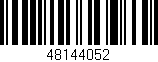 Código de barras (EAN, GTIN, SKU, ISBN): '48144052'