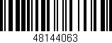 Código de barras (EAN, GTIN, SKU, ISBN): '48144063'