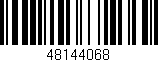 Código de barras (EAN, GTIN, SKU, ISBN): '48144068'