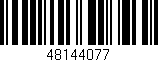 Código de barras (EAN, GTIN, SKU, ISBN): '48144077'