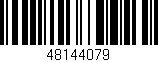 Código de barras (EAN, GTIN, SKU, ISBN): '48144079'