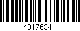 Código de barras (EAN, GTIN, SKU, ISBN): '48176341'